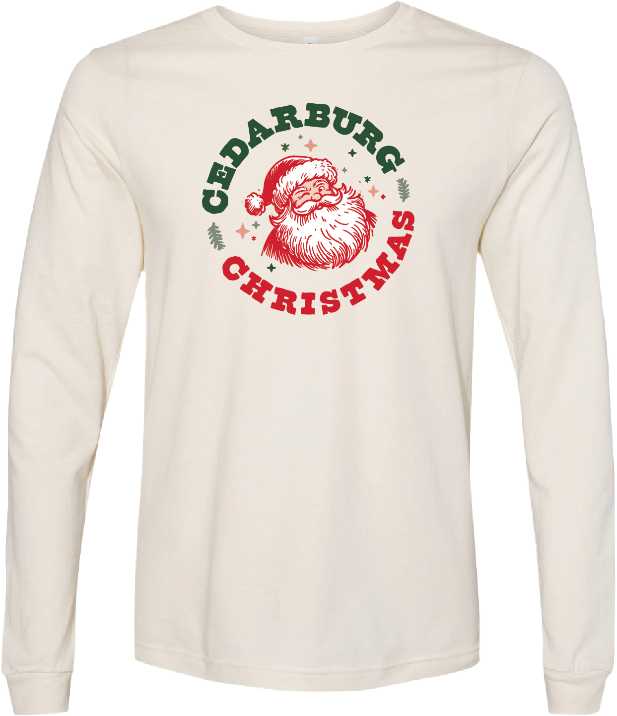 Cedarburg Christmas Long Sleeve Unisex Cotton Tee