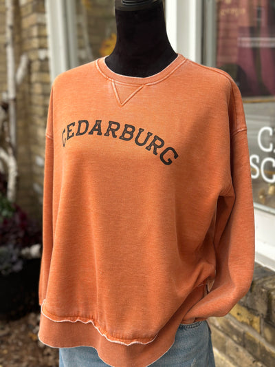 Cedarburg Women's Burnout Crewneck