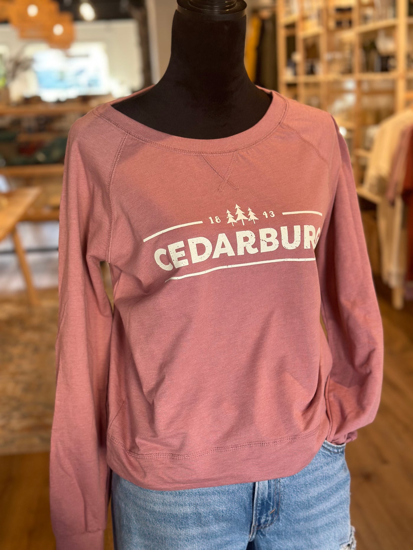 Cedarburg 1843 Long Sleeve Crewneck