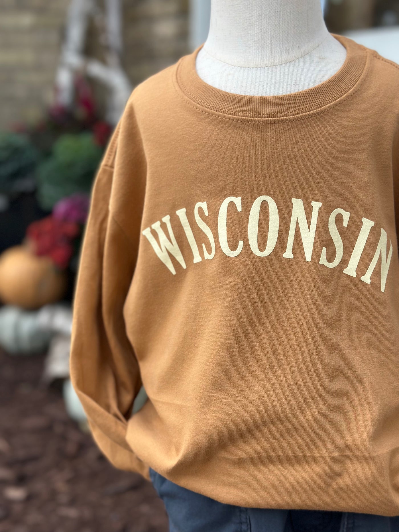 Wisconsin Youth Heavyweight Long Sleeve Tee