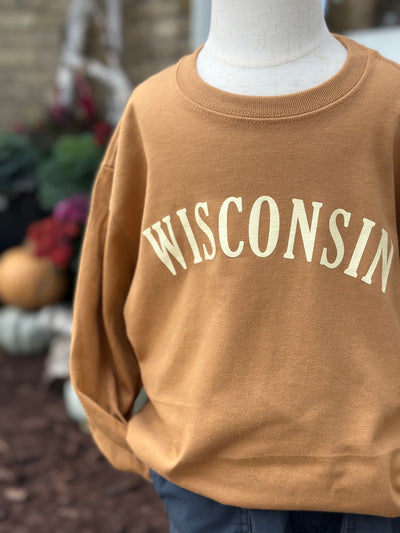Wisconsin Youth Heavyweight Long Sleeve Tee