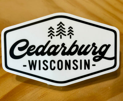 Vintage Cedarburg Vinyl Sticker