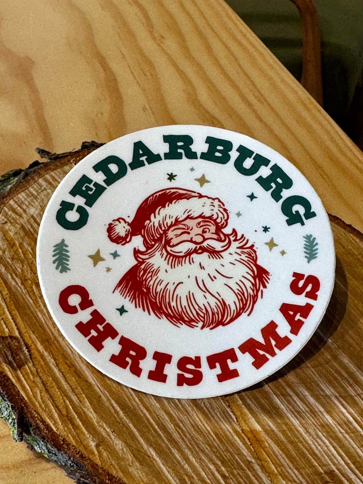 Cedarburg Christmas Vinyl Sticker