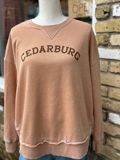 Cedarburg Women's Burnout Crewneck