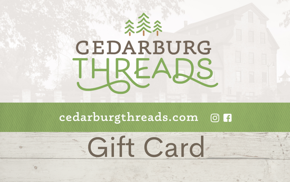 Electronic Cedarburg Threads Gift Cards