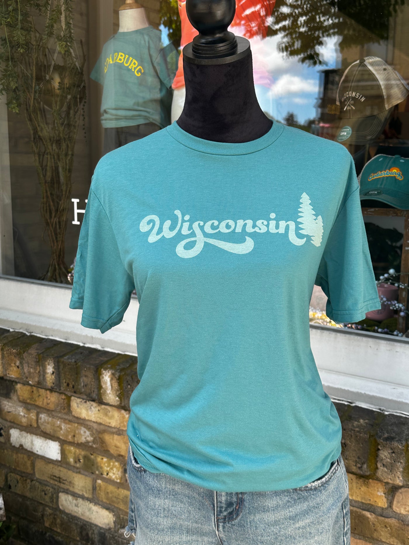Wisconsin Tree Unisex Triblend Tee