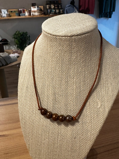 Natural Pearl Cord Necklace