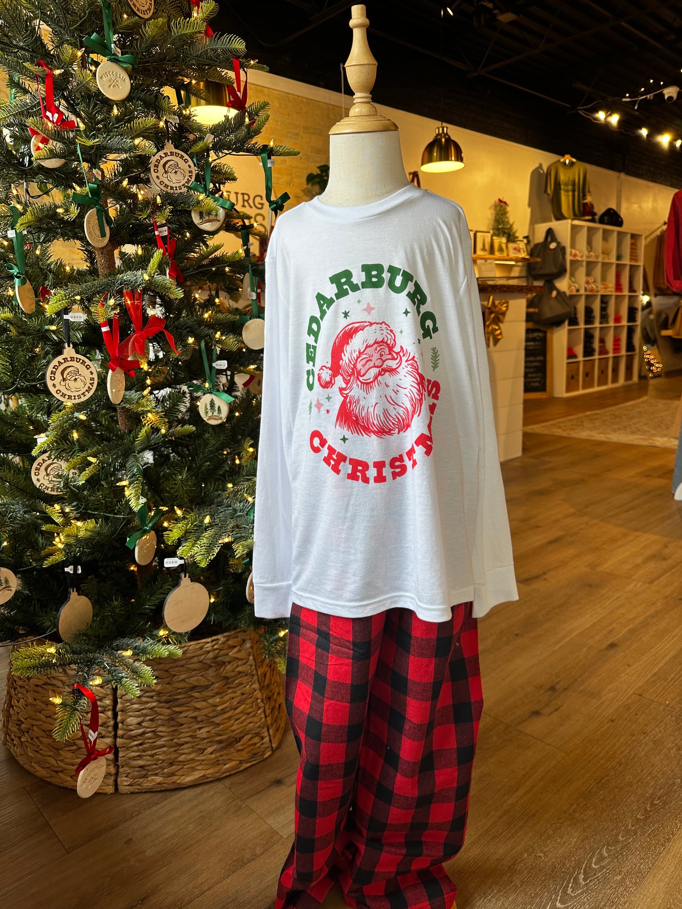 Cedarburg Christmas Youth Pajama Set