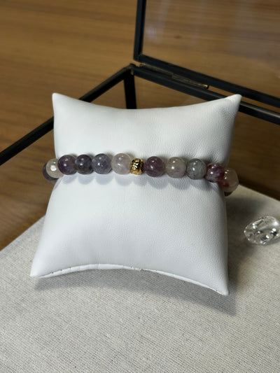 Semi Precious Stone Stretch Bracelet