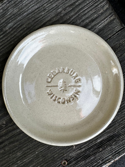 Stamped Ceramic Plate