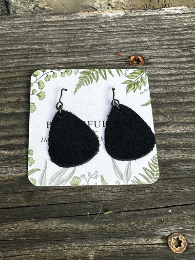 Leather Drop Earrings