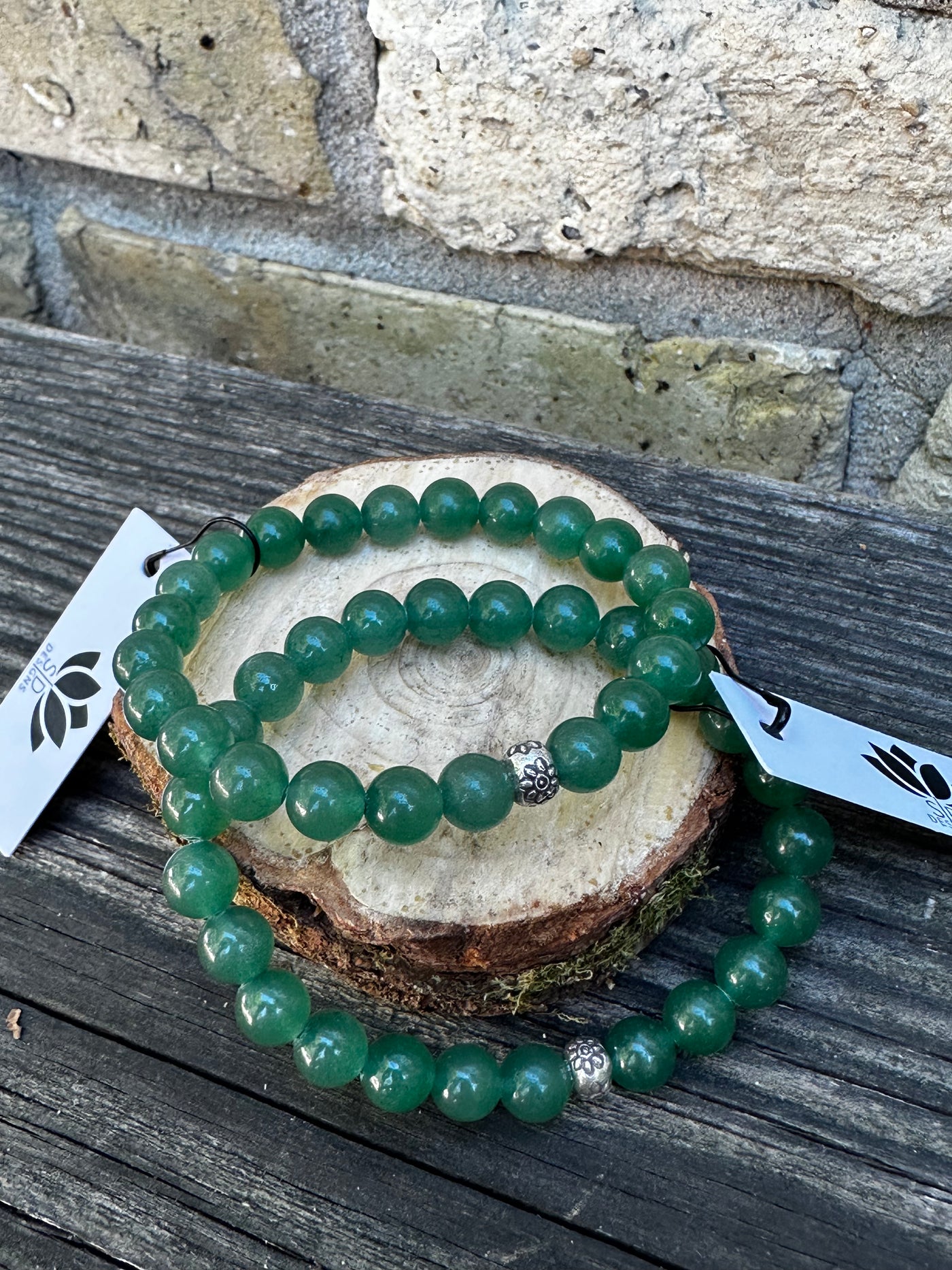 Semi Precious Stone Stretch Bracelet