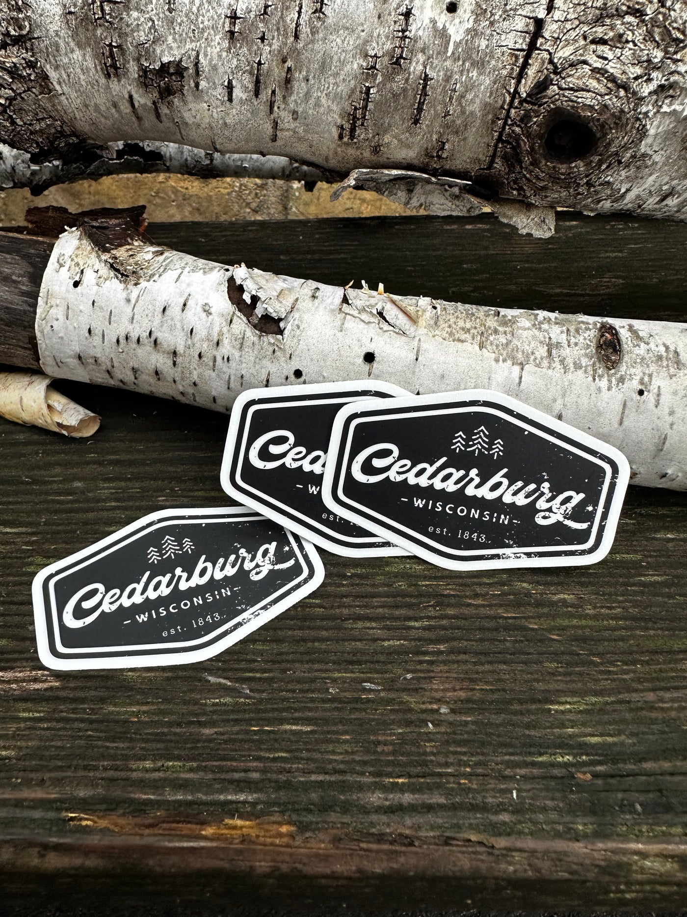 Vintage Cedarburg Vinyl Sticker