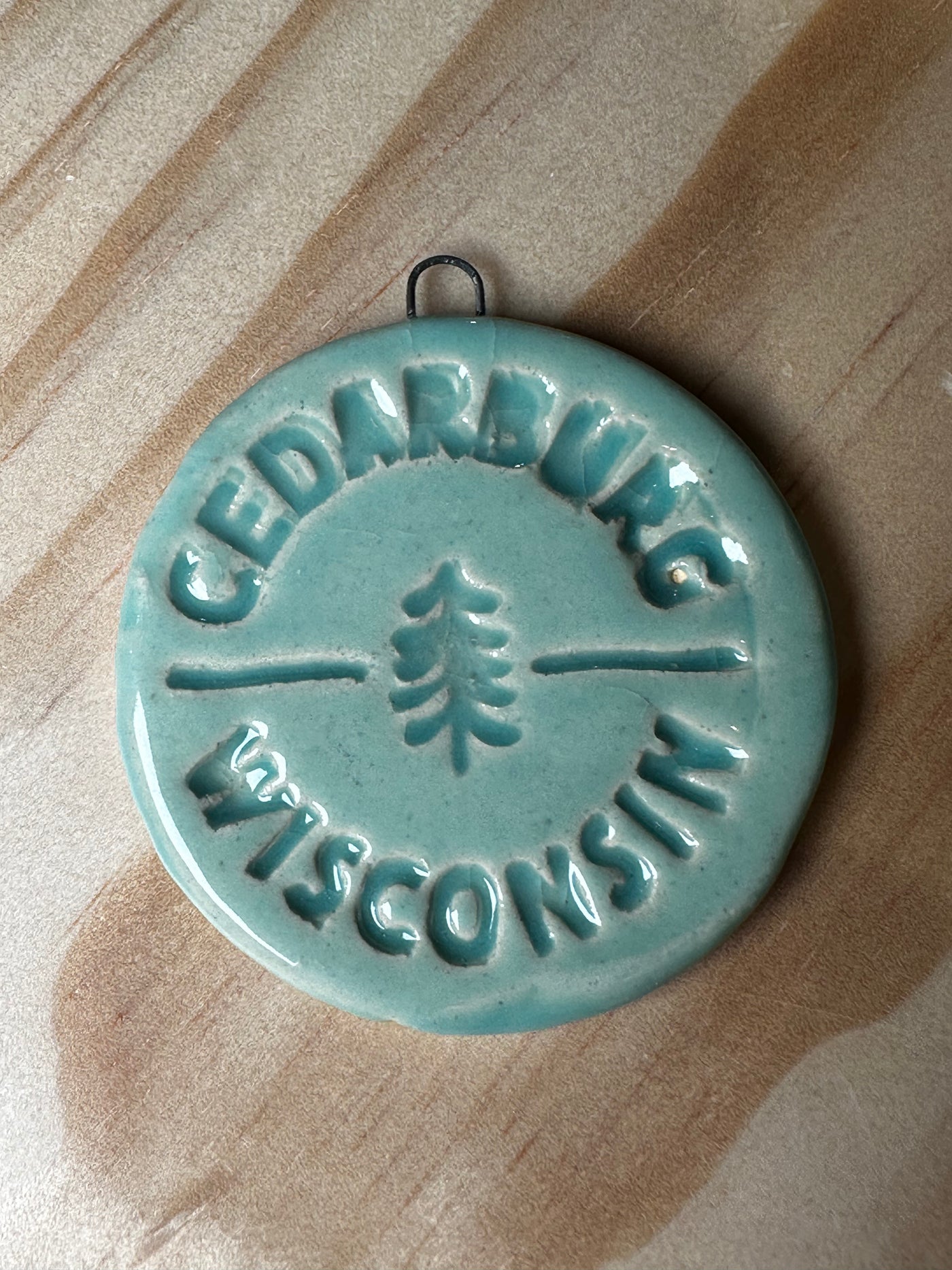 Cedarburg/Wisconsin/Tree Handmade Ceramic Ornament