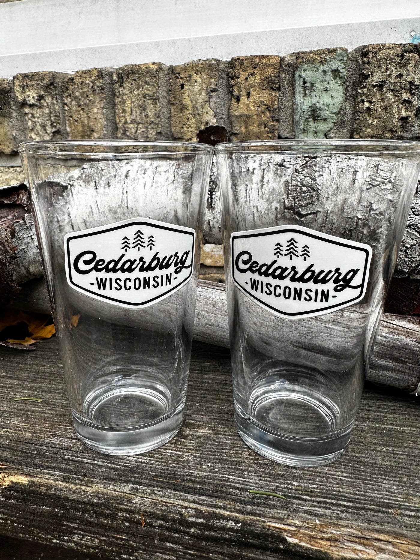 Vintage Cedarburg Pint Glass