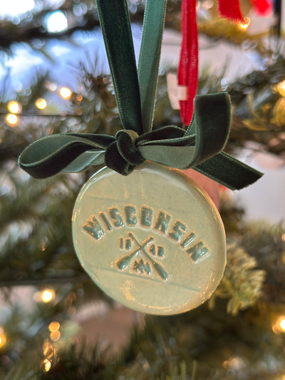 Cedarburg/Wisconsin/Tree Handmade Ceramic Ornament