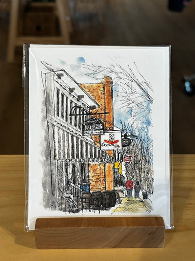 Cedarburg Watercolor and Pen Card with Envelope