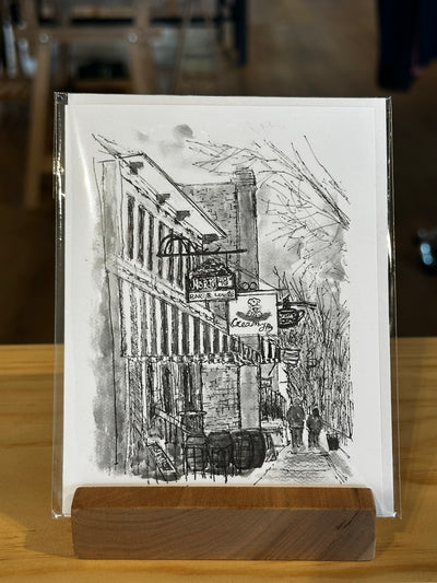 Cedarburg Watercolor and Pen Card with Envelope