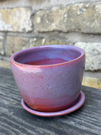Ceramic Planter and saucer