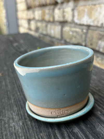 Ceramic Planter and saucer