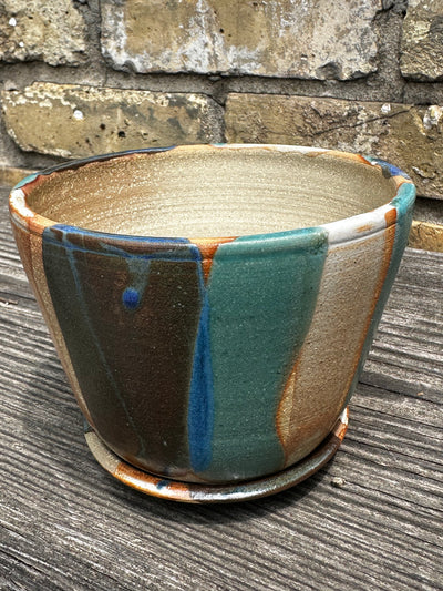 Ceramic Planter and saucer