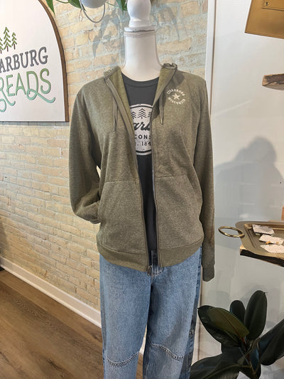 Cedarburg Star Full Zip Triblend Hoodie