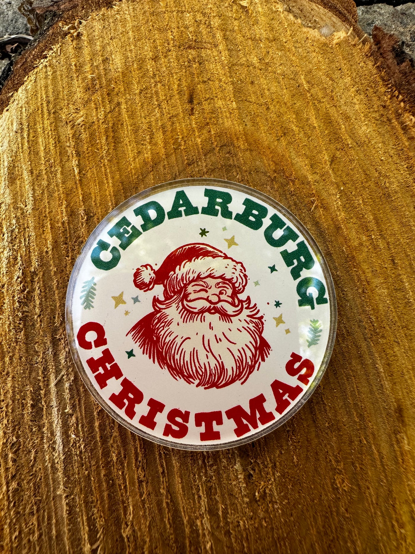 Cedarburg Christmas Magnet