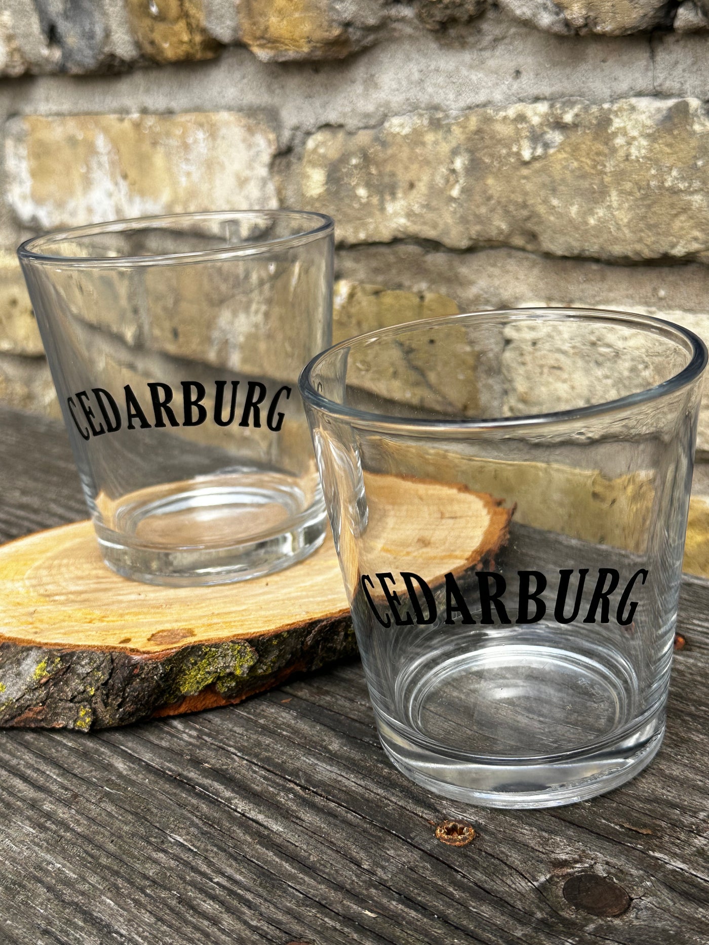 Cedarburg Double Old Fashioned Glass