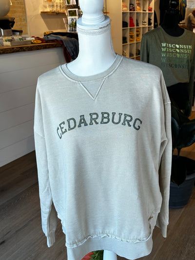 Cedarburg Women's Burnout Crewneck