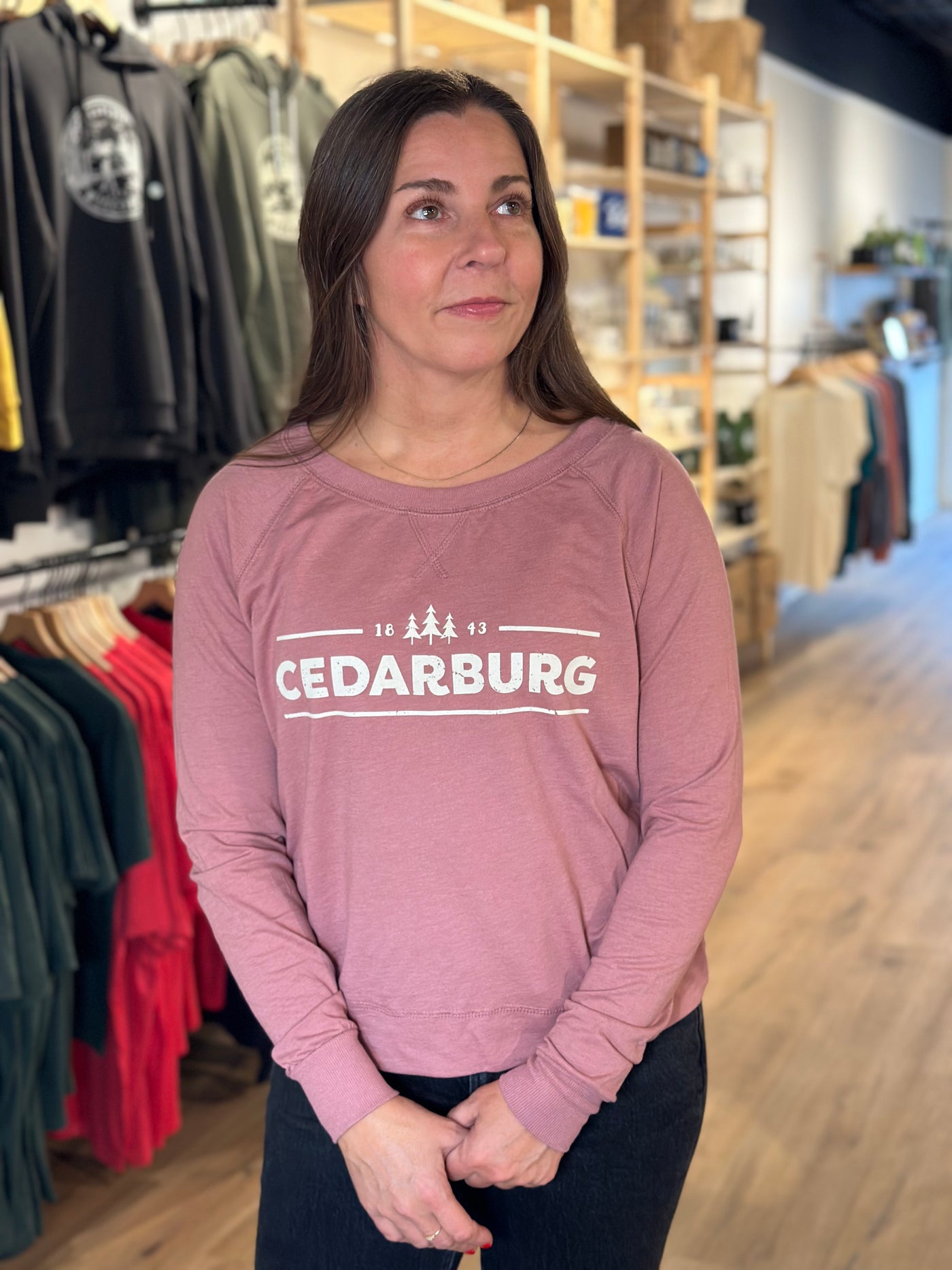 Cedarburg 1843 Long Sleeve Crewneck