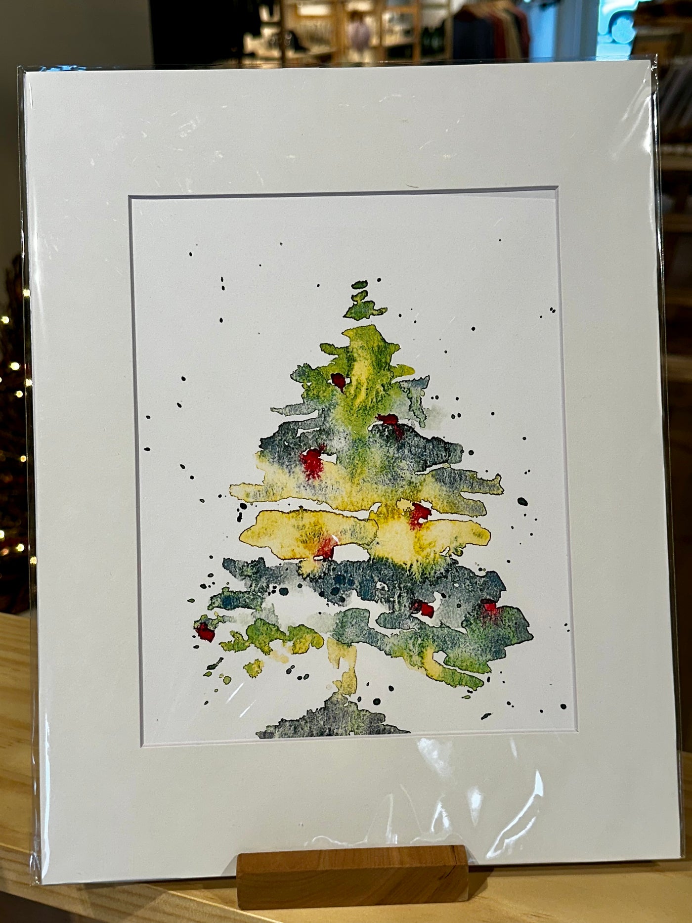 Watercolor and Pen Print- Winter