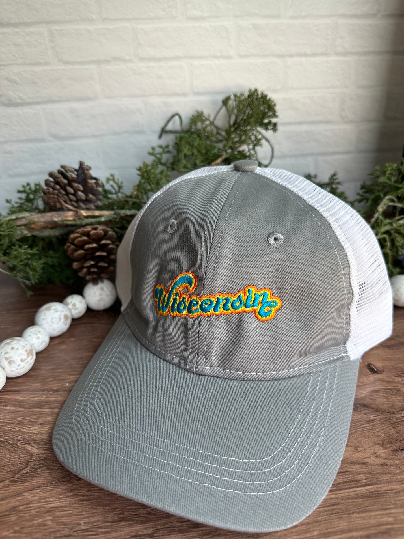 Wisconsin baseball top cap