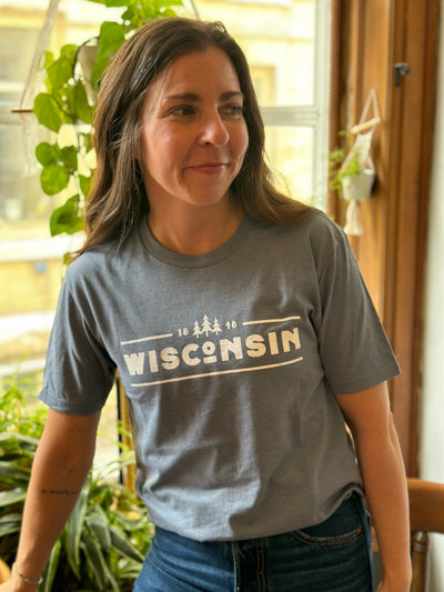 1848 Wisconsin Unisex T-shirt - Local Delivery
