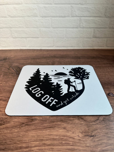 Log Off Mouse Pad
