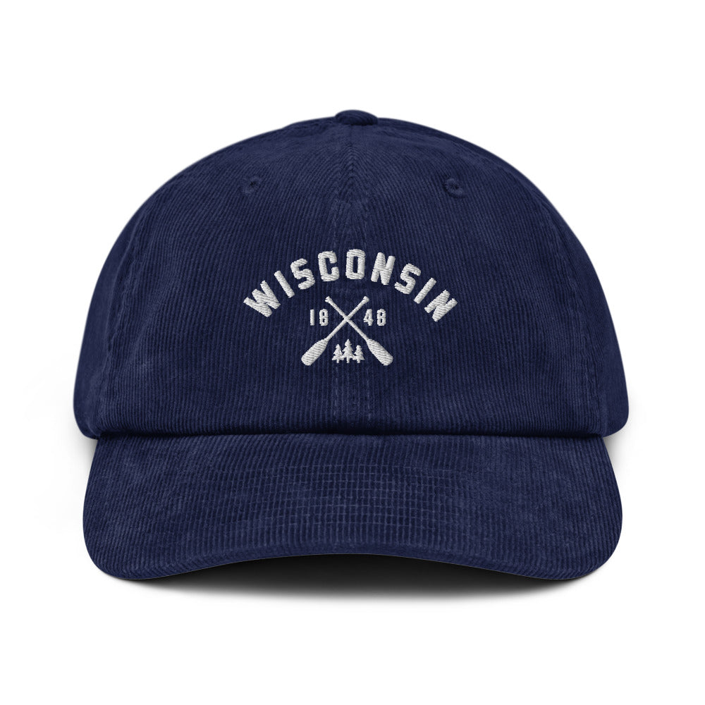 Wisconsin Paddle Corduroy hat