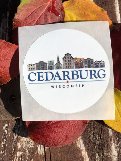 Downtown Cedarburg color sticker