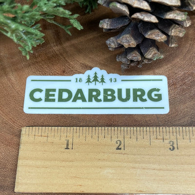 Cedarburg 1843 Sticker - Local Delivery