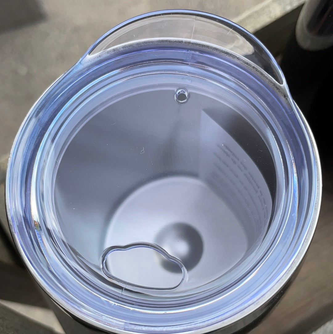 sip through opening on vacuum insulated cup