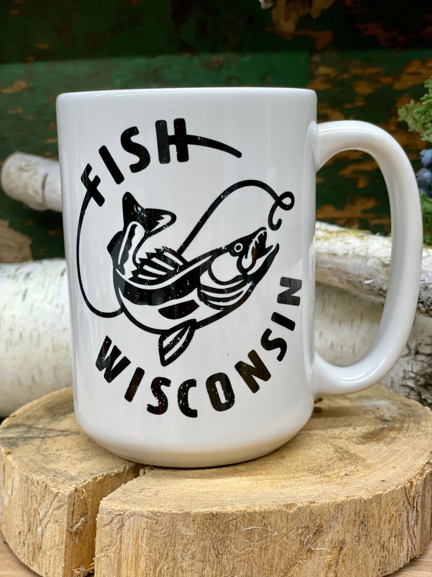 Fish Wisconsin Mug - Local Delivery