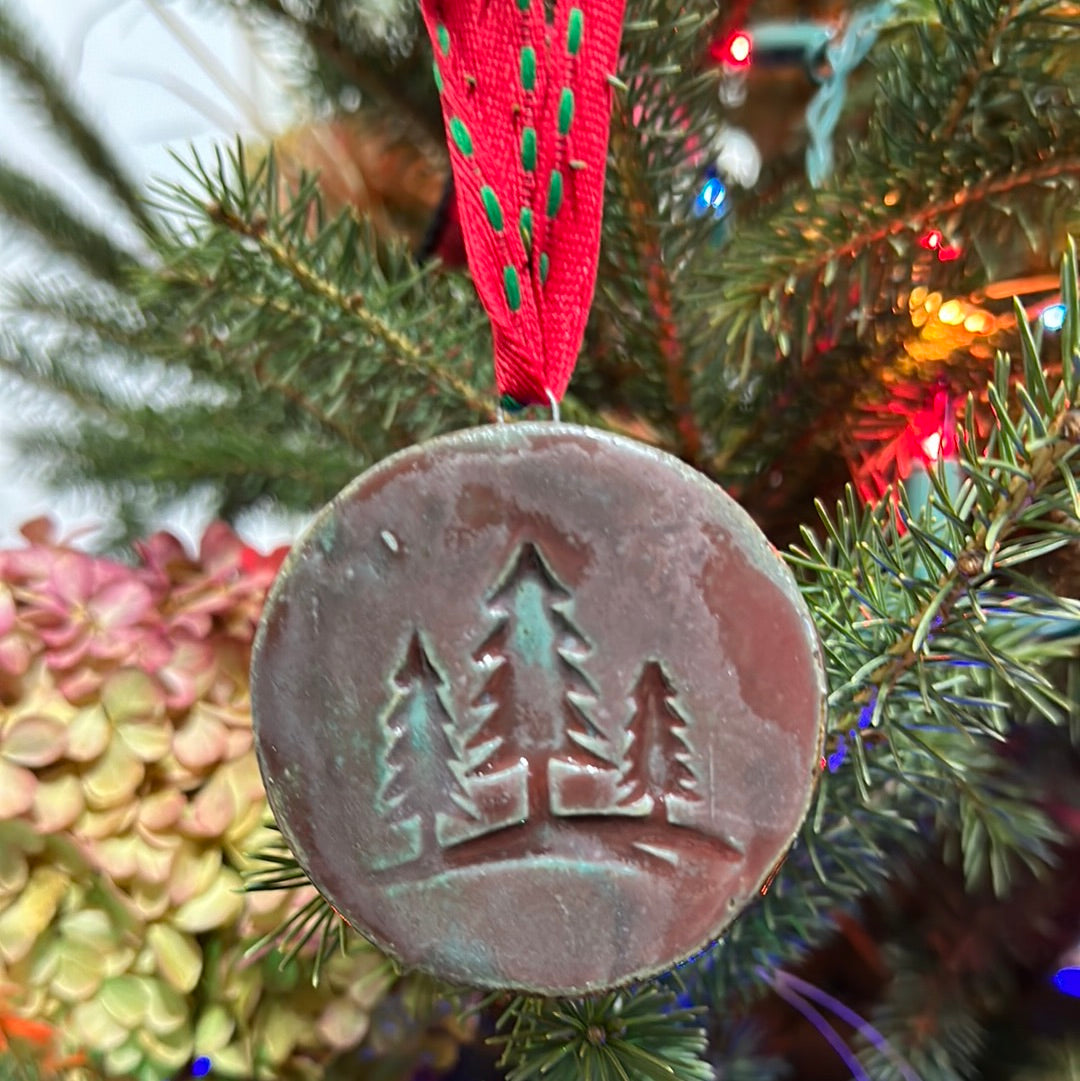 Cedarburg/Wisconsin/Tree Handmade Ceramic Ornament