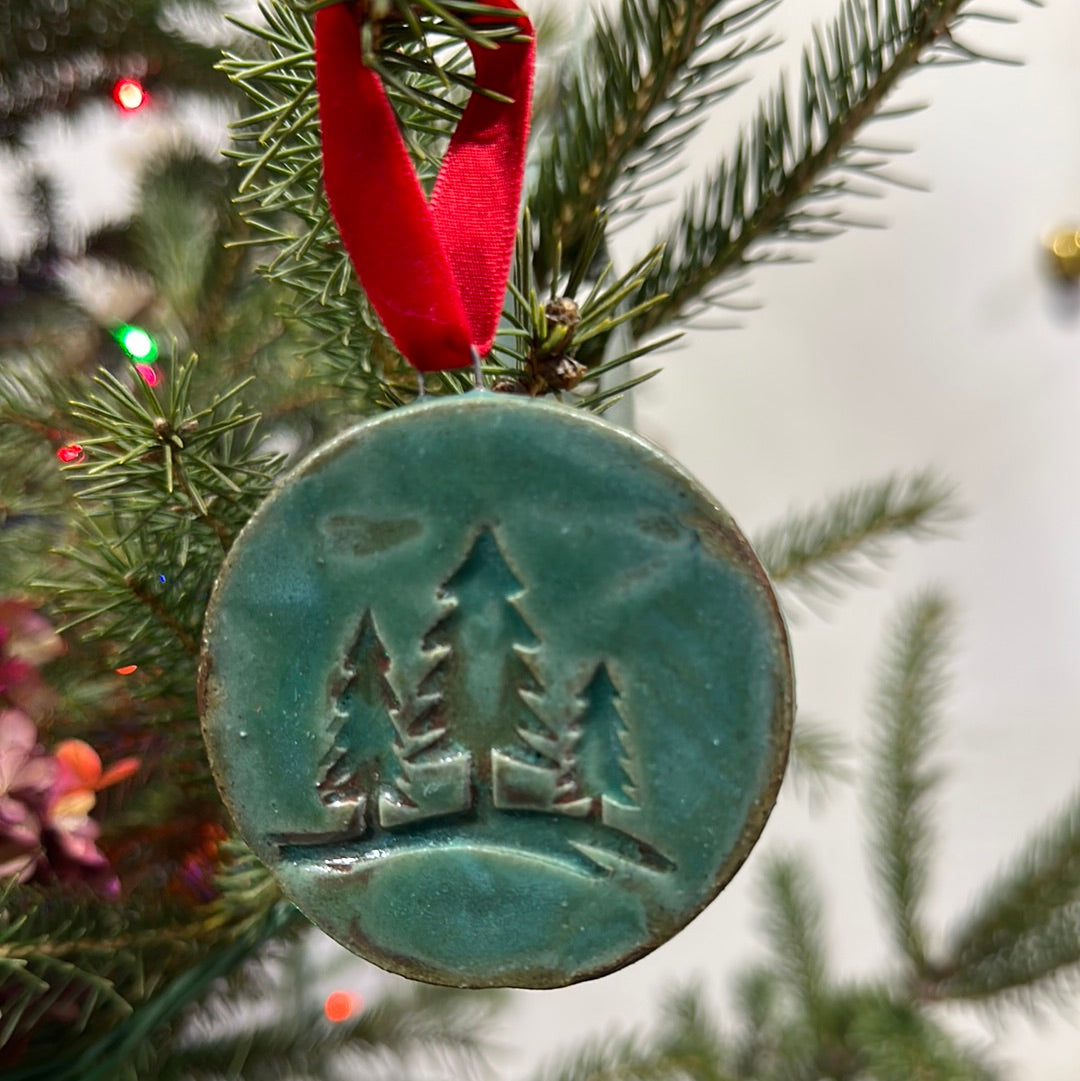 Cedarburg/Wisconsin/Tree Handmade Ceramic Ornament