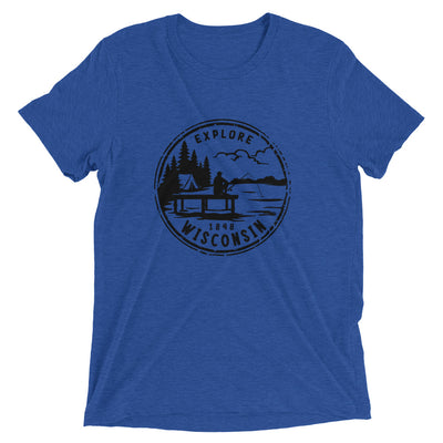 Explore Wisconsin Keeper Short sleeve triblend t-shirt